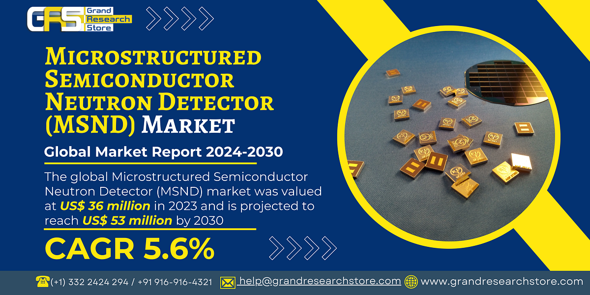 Microstructured Semiconductor Neutron Detector (MSND) Market, Global Outlook and Forecast 2024–2030 - Naikdipti - Medium