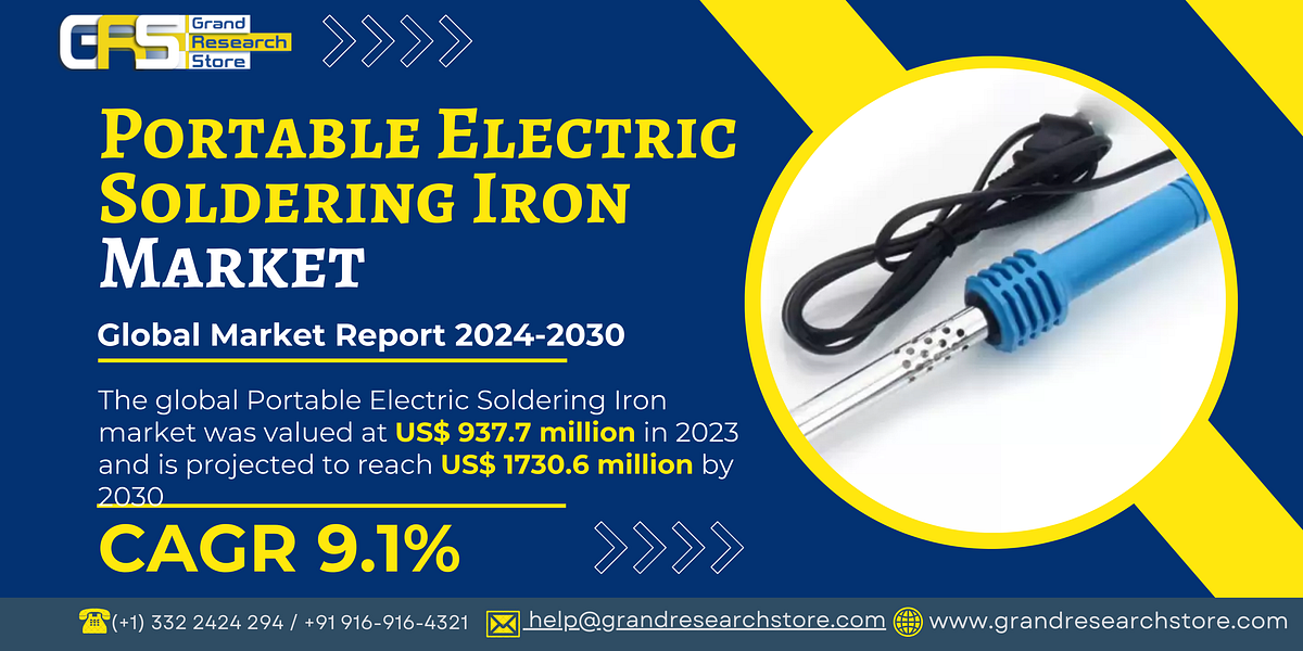 Portable Electric Soldering Iron Market, Global Outlook and Forecast 2024–2030 | by Naikdipti | Sep, 2024 | Medium