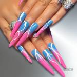 Neon Wave press on nails Profile Picture
