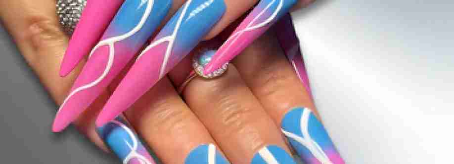 Neon Wave press on nails Cover Image