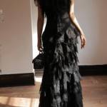 Chic black lace evening dress Profile Picture