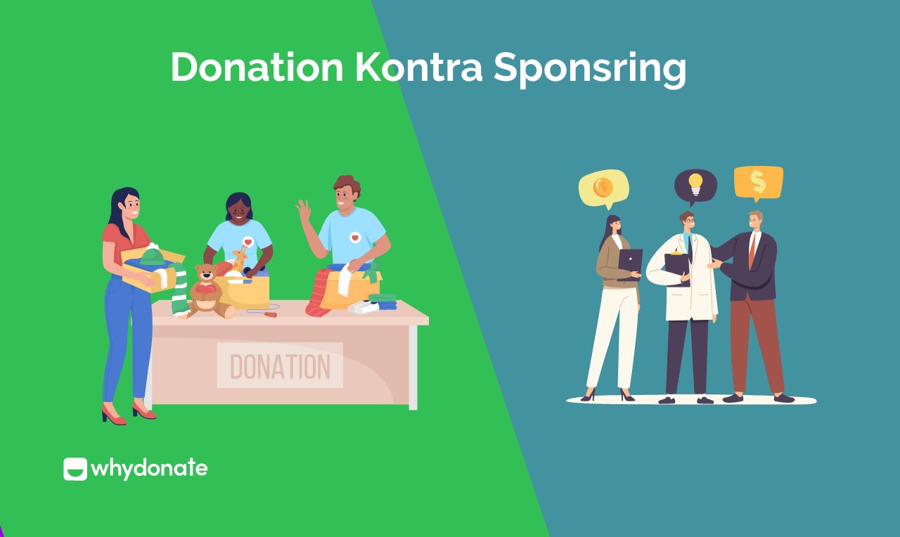 Donation Kontra Sponsring | Vad är Skillnaden Mellan Sponsring Och Donation