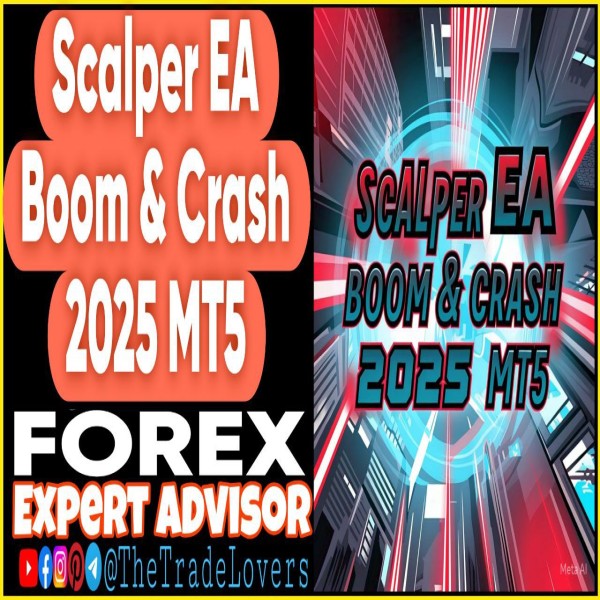 Scalper EA Boom & Crash 2025 MT5 (Works on Build 4873+) | Forex Robot | MT5 Expert Advisor - The Trade Lovers