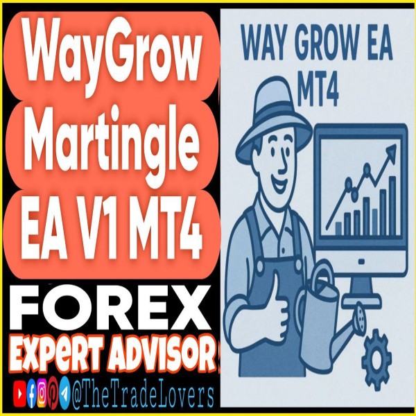 WayGrow Martingale EA v1 MT4 (Works on Build 1441+) | Forex Robot | MT4 Expert Advisor - The Trade Lovers