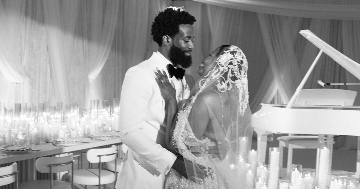 A Candlelit Wedding in Virginia Without a Single Flower