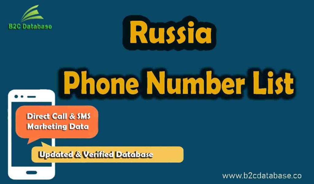 Russia Phone Number List | B2C Database