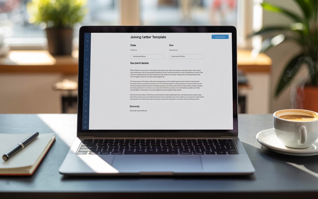 Joining Letter Template: Format, Samples, and How to Write