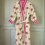 Quilted block print robe Profile Picture