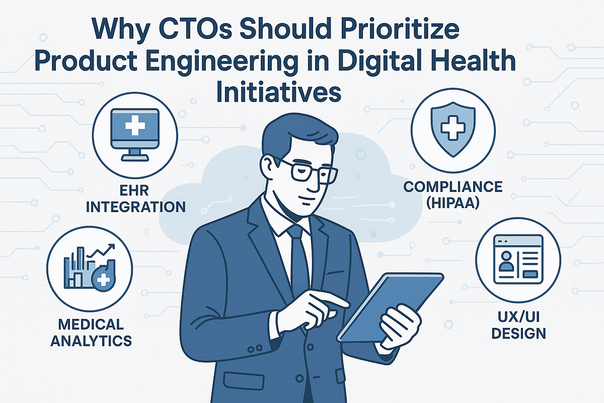 Why CTOs Should Prioritize Product Engineering in Digital Health Initiatives | by Larisa Albanians | Jul, 2025 | Medium