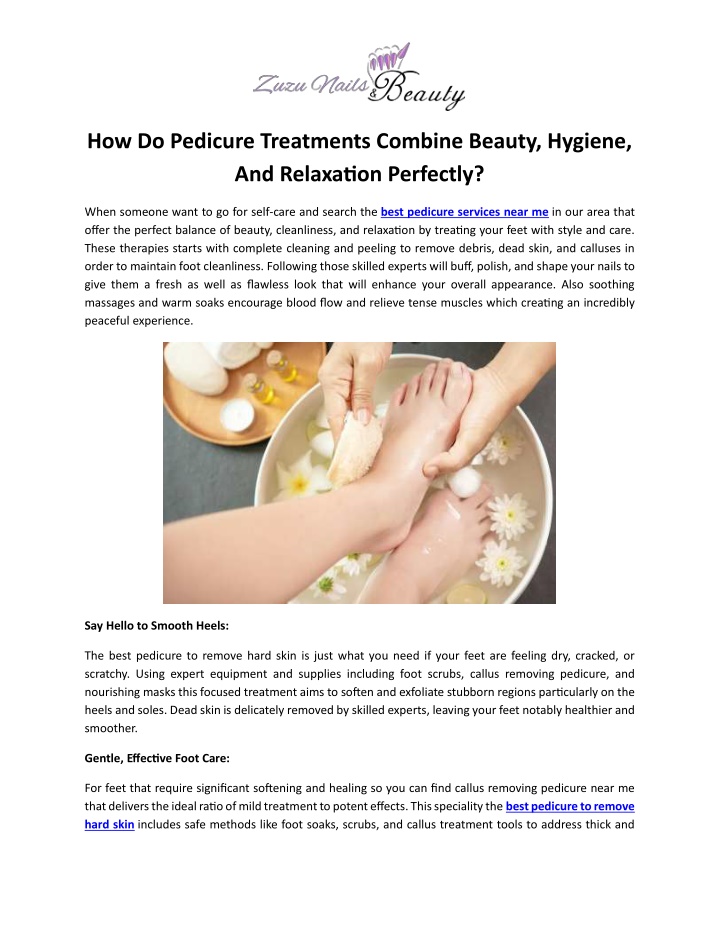 PPT - How Do Pedicure Treatments Combine Beauty, Hygiene, And Relaxation Perfectly PowerPoint Presentation - ID:14369149