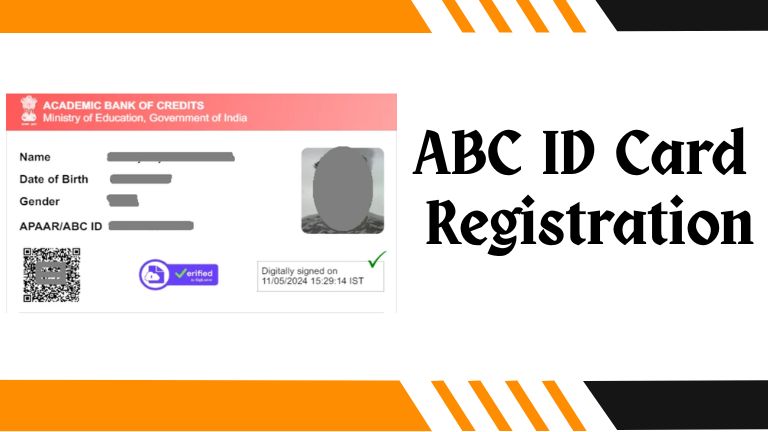 ABC ID Card Registration Online For Students