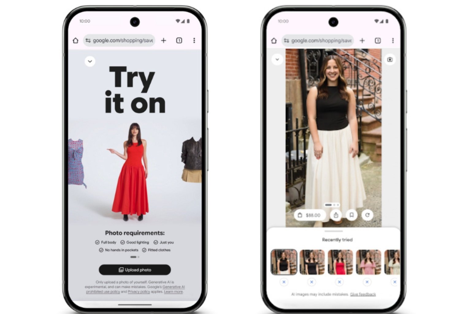Google AI Virtual Try-On Feature Lets You Try Clothes Before You Buy - The Prime Today
