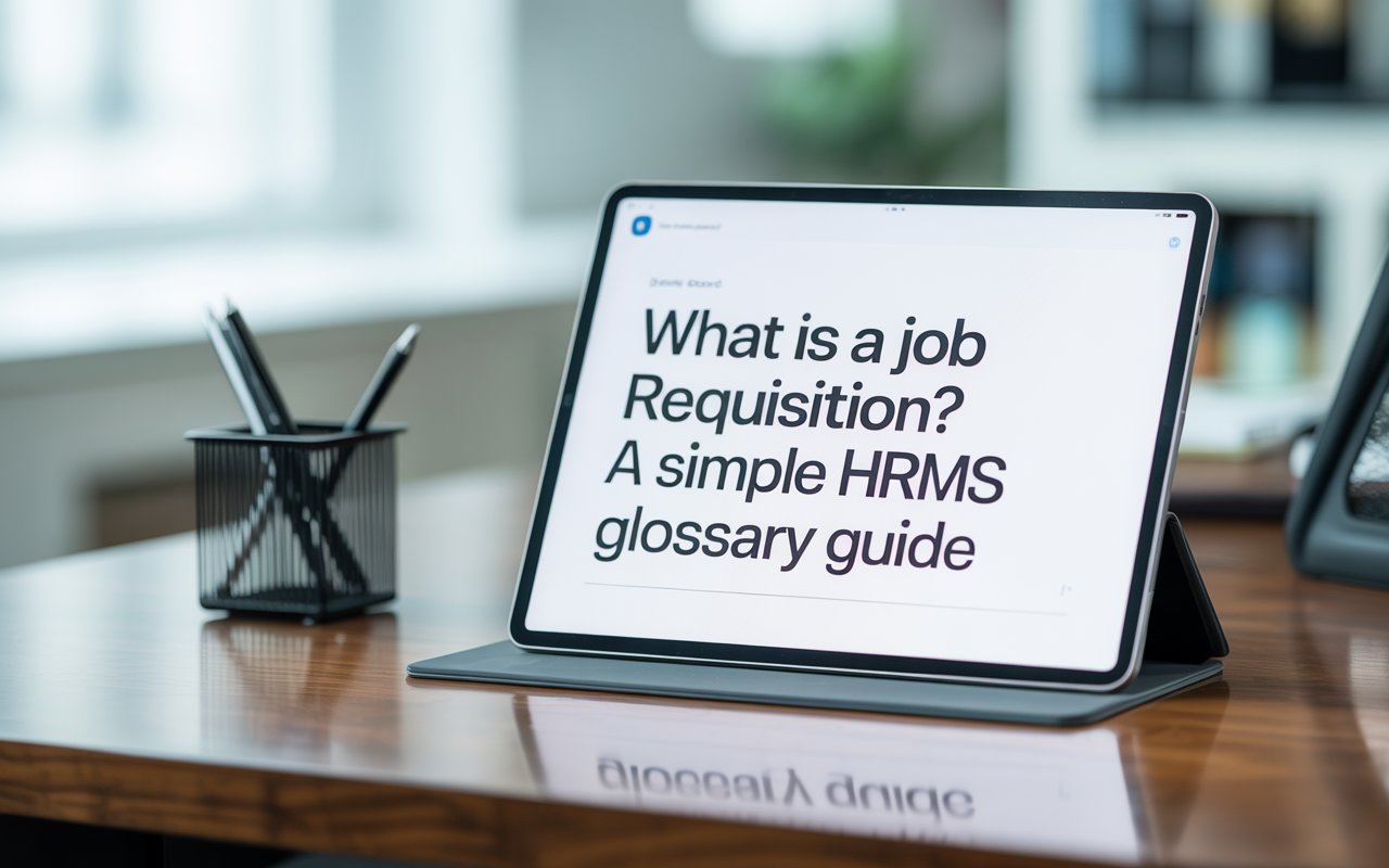 What Is a Job Requisition? A Simple HRMS Glossary Guide