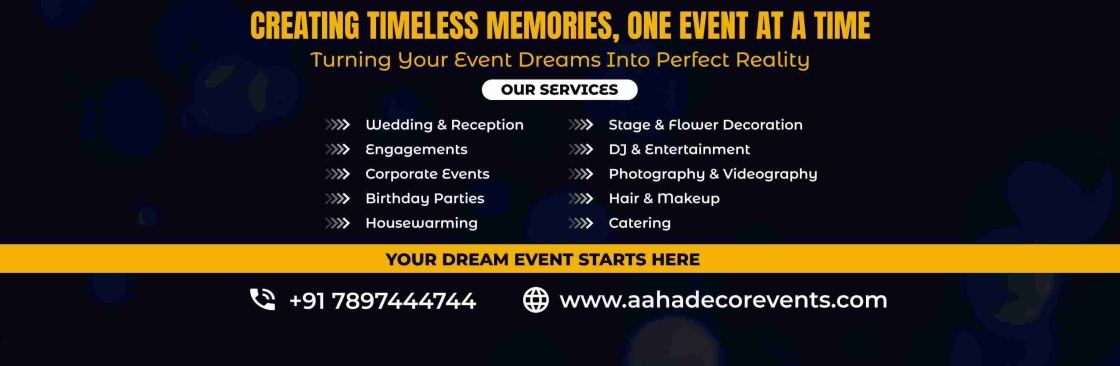 Aaha Decor Events Cover Image