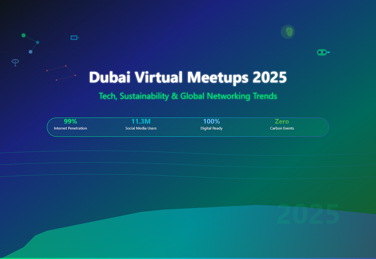 Dubai Virtual Meetups 2025: Tech, Sustainability & Global Networking Trends | by VIRTUAL REAL EVENT | Aug, 2025 | Medium
