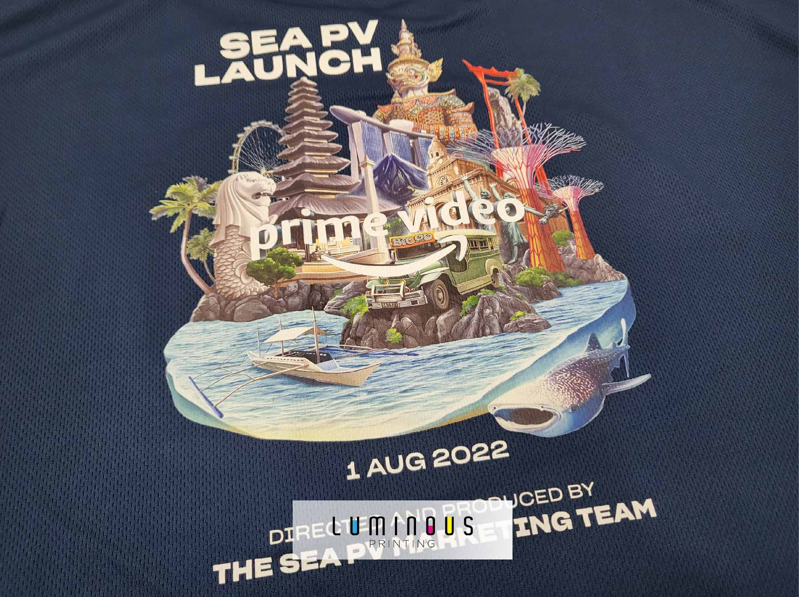 Custom T-Shirt Printing In Singapore | Luminous Printing