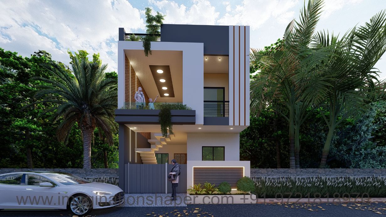 Low Cost House Front Elevation Designs: Affordable Solutions for Small & Village Homes | Imagination Shaper