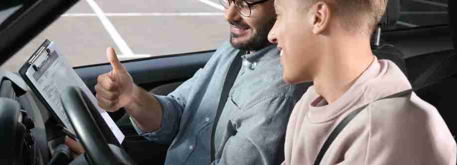 Red and Green Driving School Cover Image