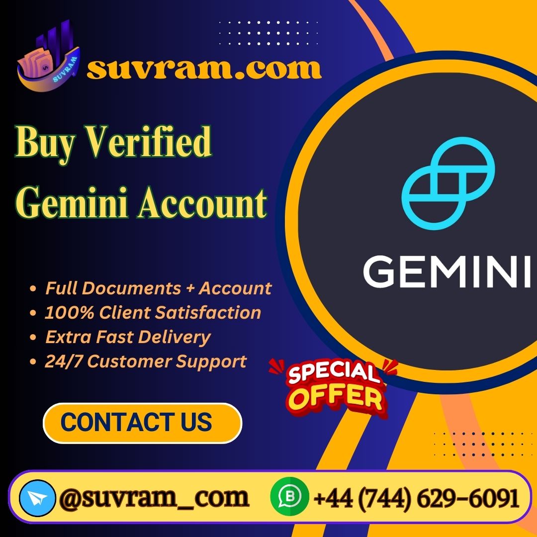 Buy Verified Gemini Account 100% Secure and Reliable