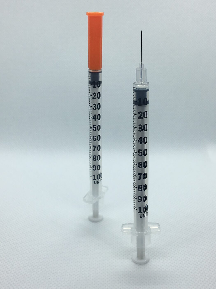 Where can you buy an insulin syringe with a needle?