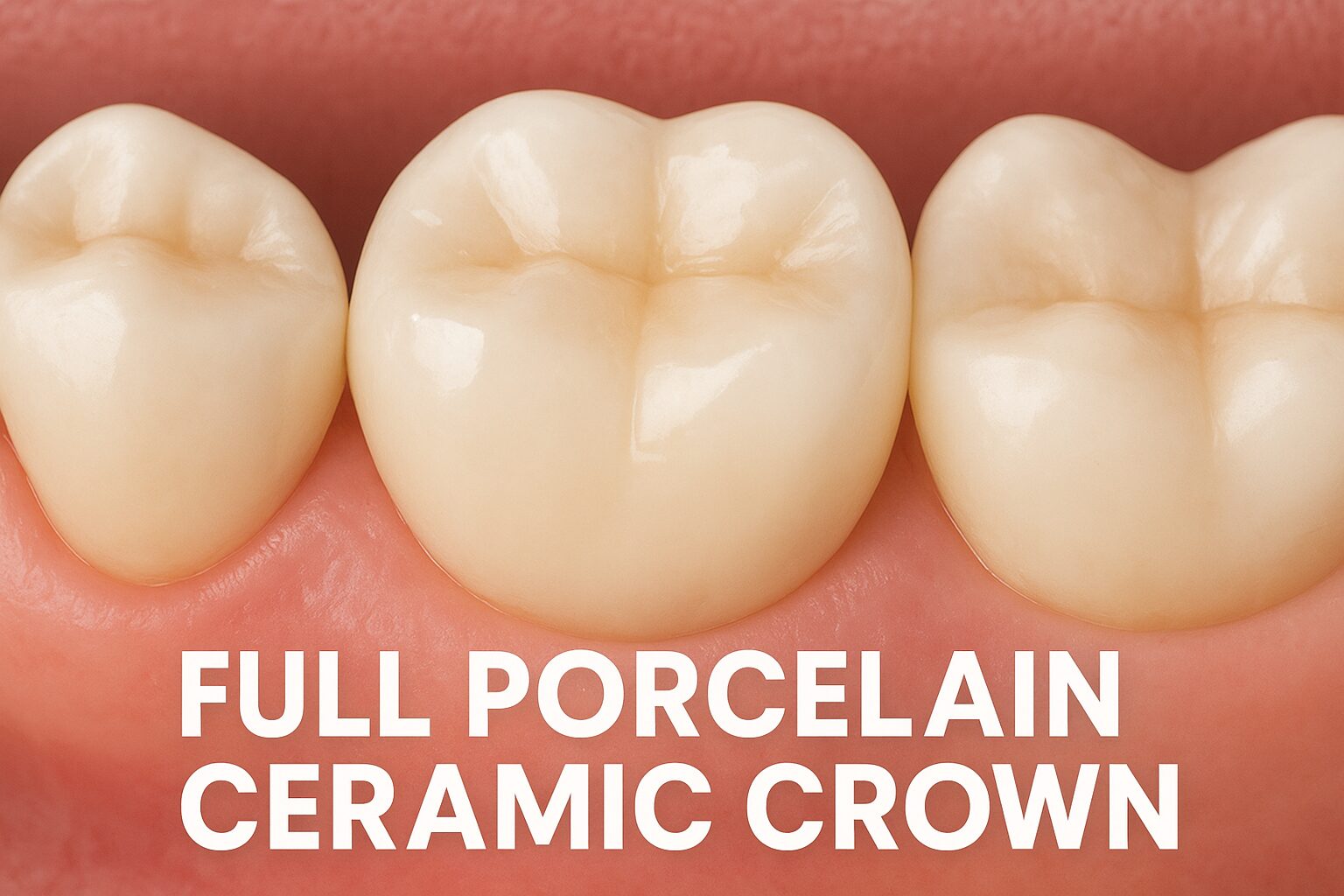 Full Porcelain Ceramic Crowns in Bensalem | Natural & Durable