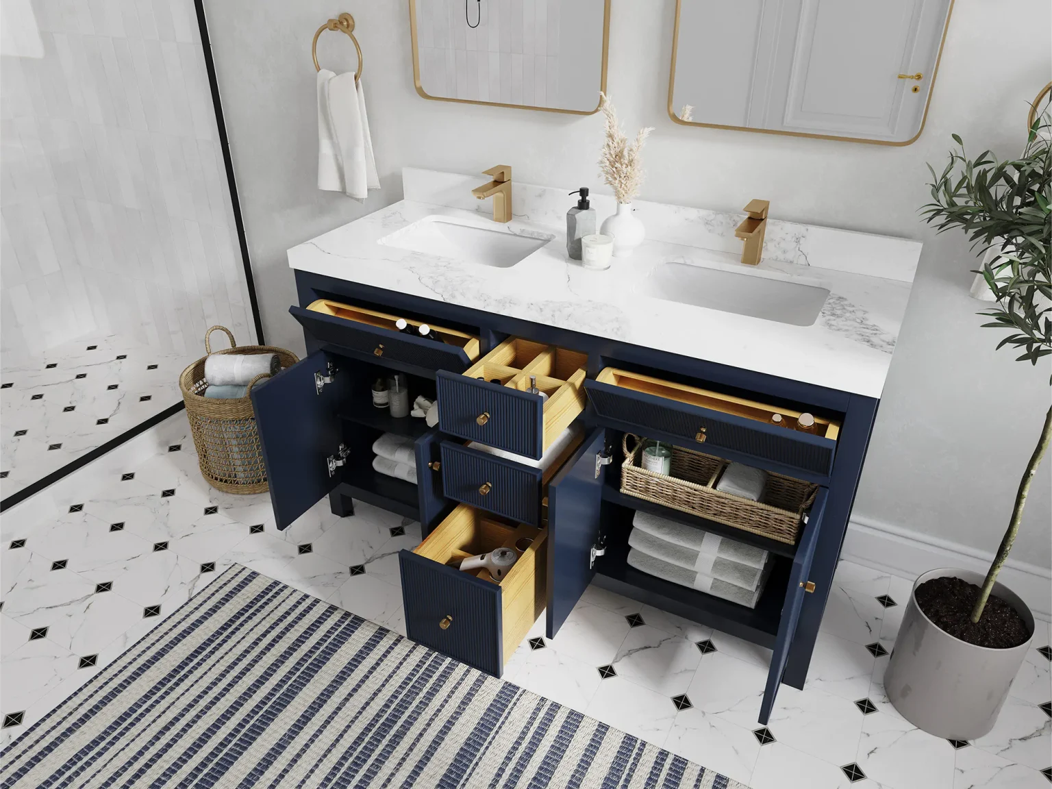 Transform Your Bathroom with Luxury Wood Vanities in Atlanta