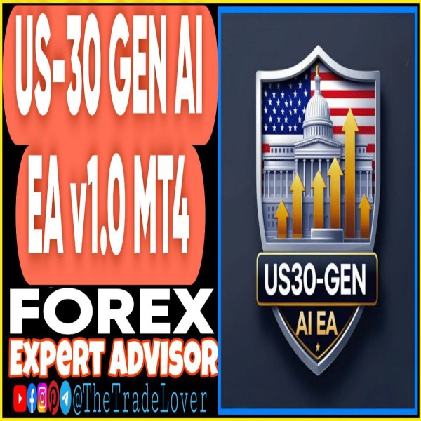 US30 GEN AI EA v1.0 MT4 (Works on Build 1441+) | Forex Robot | MT4 Expert Advisor - The Trade Lovers