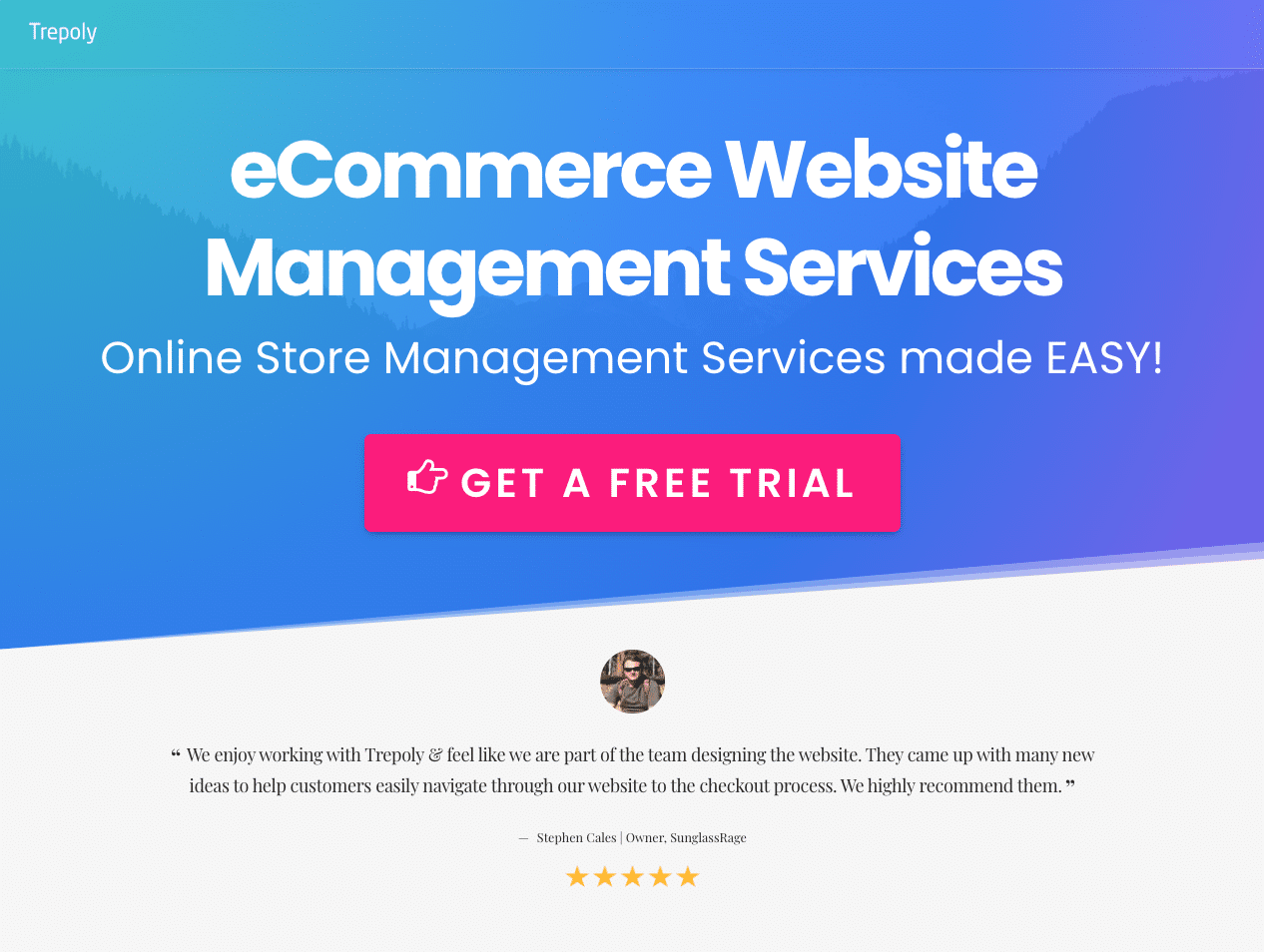 eCommerce Website Management Services | Trepoly