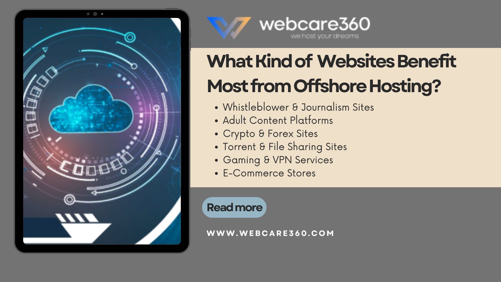 What Kind of Websites Benefit Most from Offshore Hosting? | Offshore Hosting, Offshore VPS, Offshore Servers | WebCare360