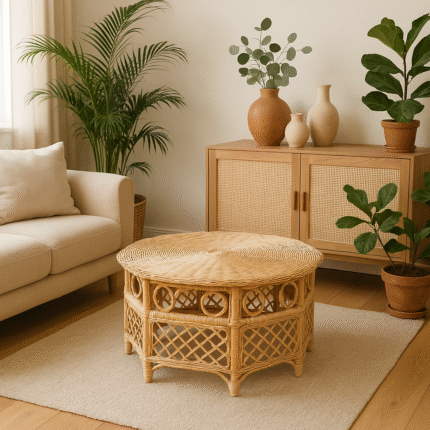 Rattan Coffee Table Indoor Outdoor