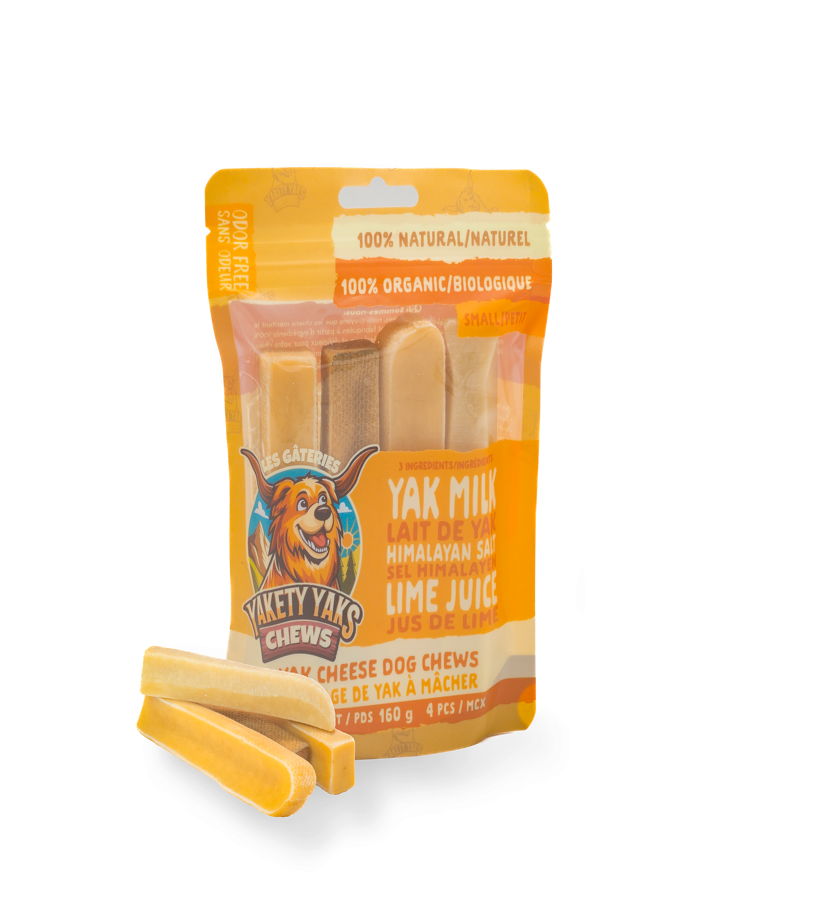 Himalayan Yak Cheese Dog Chews | Milk Chew Sticks