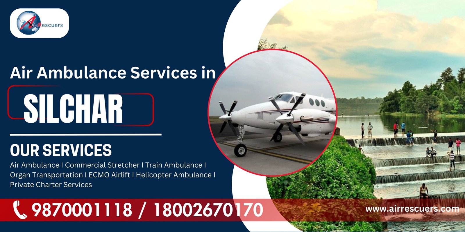 Air Ambulance Services In Silchar | Air Rescuers