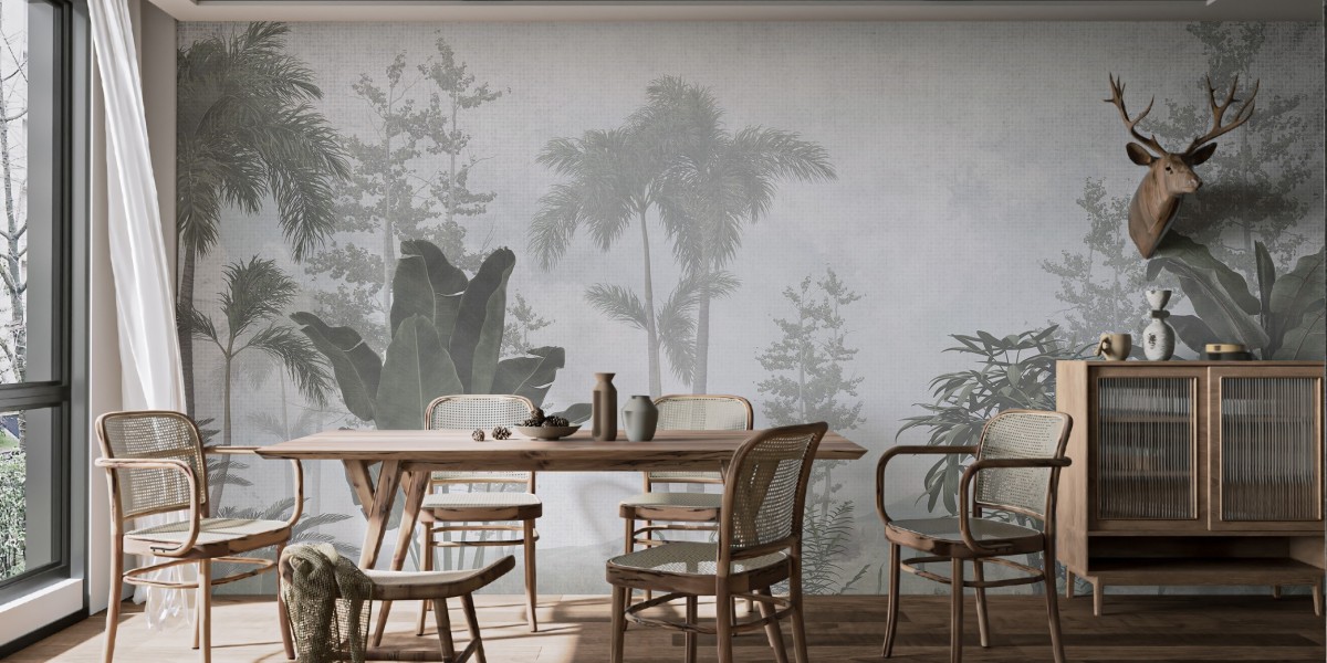 Nature-Inspired Mural Wallpapers: Forest, Jungle & Botanical Themes