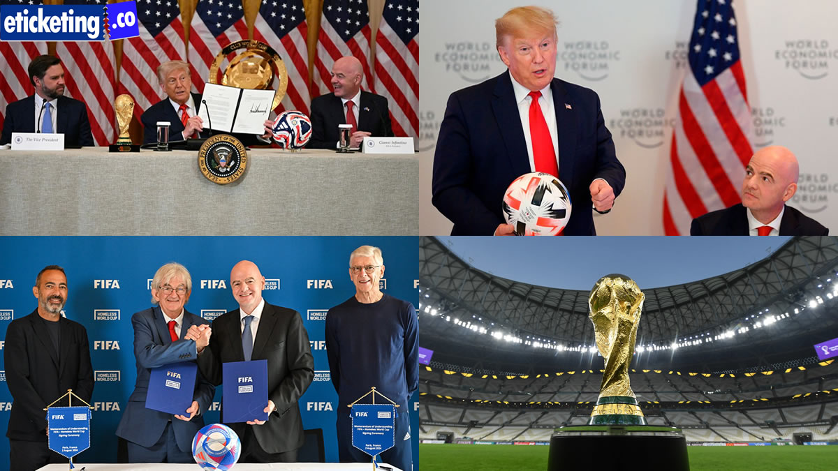FIFA World Cup 2026: FIFA Supports Ties with Trump Administration as U.S. Prepares for World Cup - FIFA World Cup Tickets | Soccer World Cup Tickets | FIFA 2026 Tickets | FIFA 2026 Hospitality | FIFA World Cup Hospitality | Football World Cup Hospitality | Asia Cup 2025 Tickets | Women Rugby World Cup Tickets