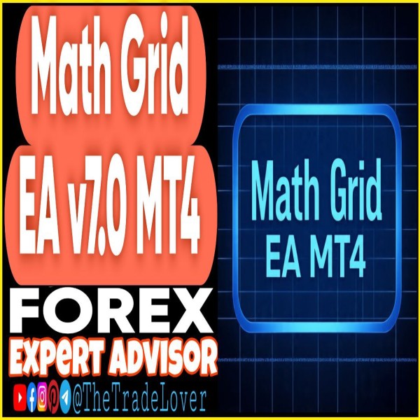 Math Grid EA v7.0 MT4 (Works on Build 1441+) | Forex Robot | MT4 Expert Advisor - The Trade Lovers