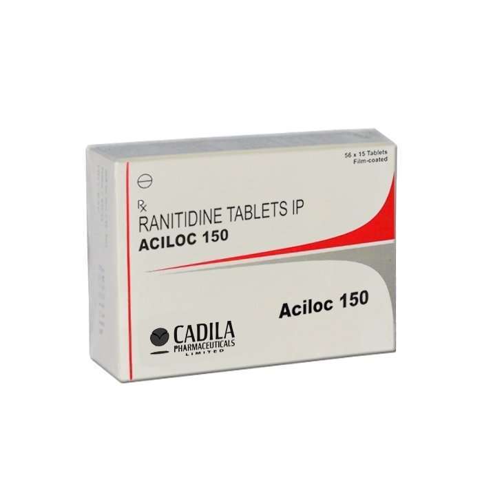 Aciloc 150 mg (Ranitidine Tablet) - Buy Online at $2 Per Pill