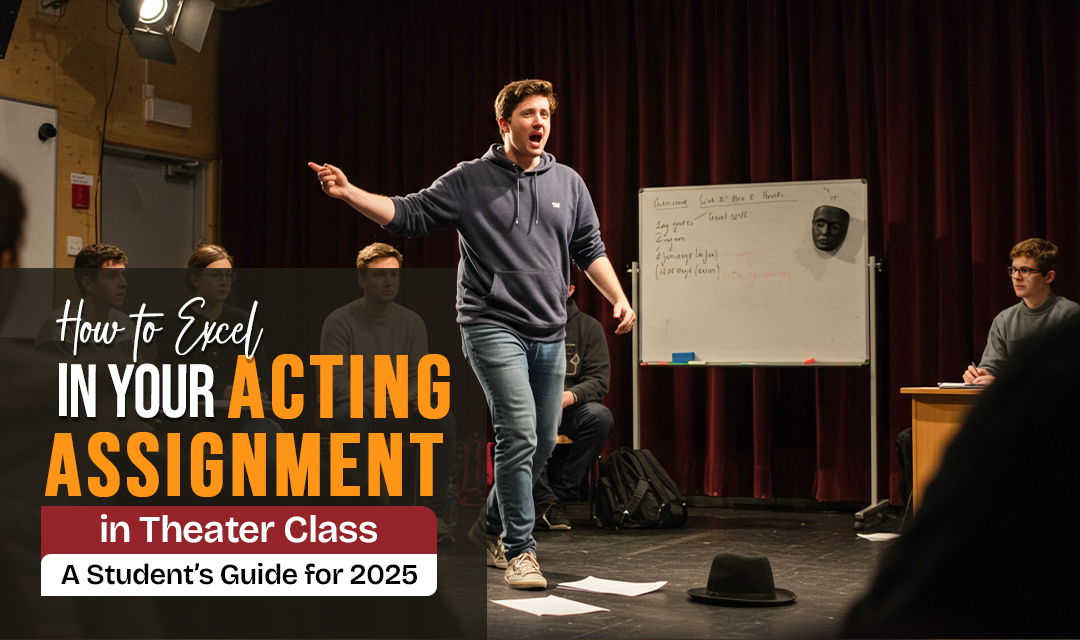 How to Excel in Your Acting Assignment in Theatre Class