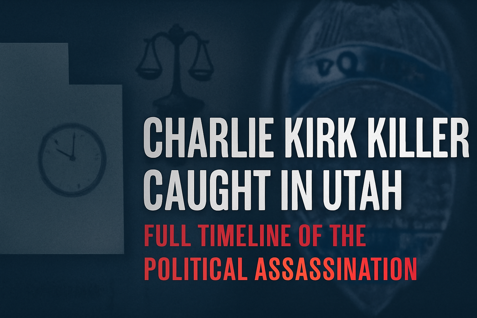 Charlie Kirk Killer Caught in Utah: Full Timeline of the Political Assassination