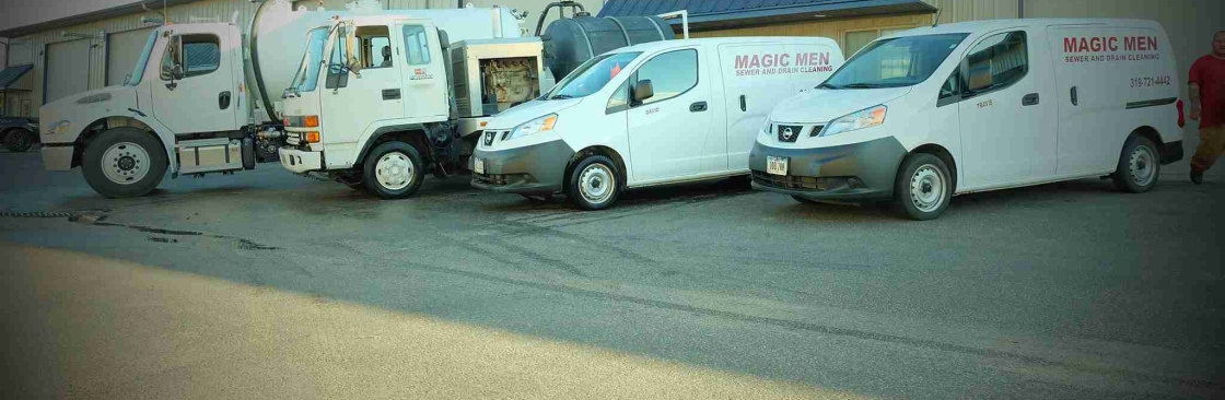 Magic Men Sewer and Drain Cleaning Cover Image