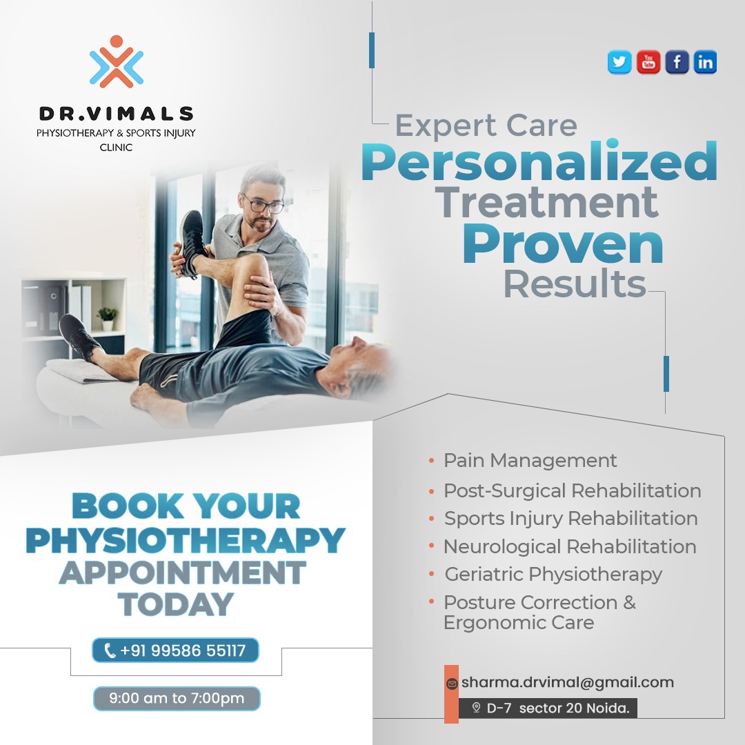 Best Physiotherapist in Noida, NCR - Dr. Vimal Sharma