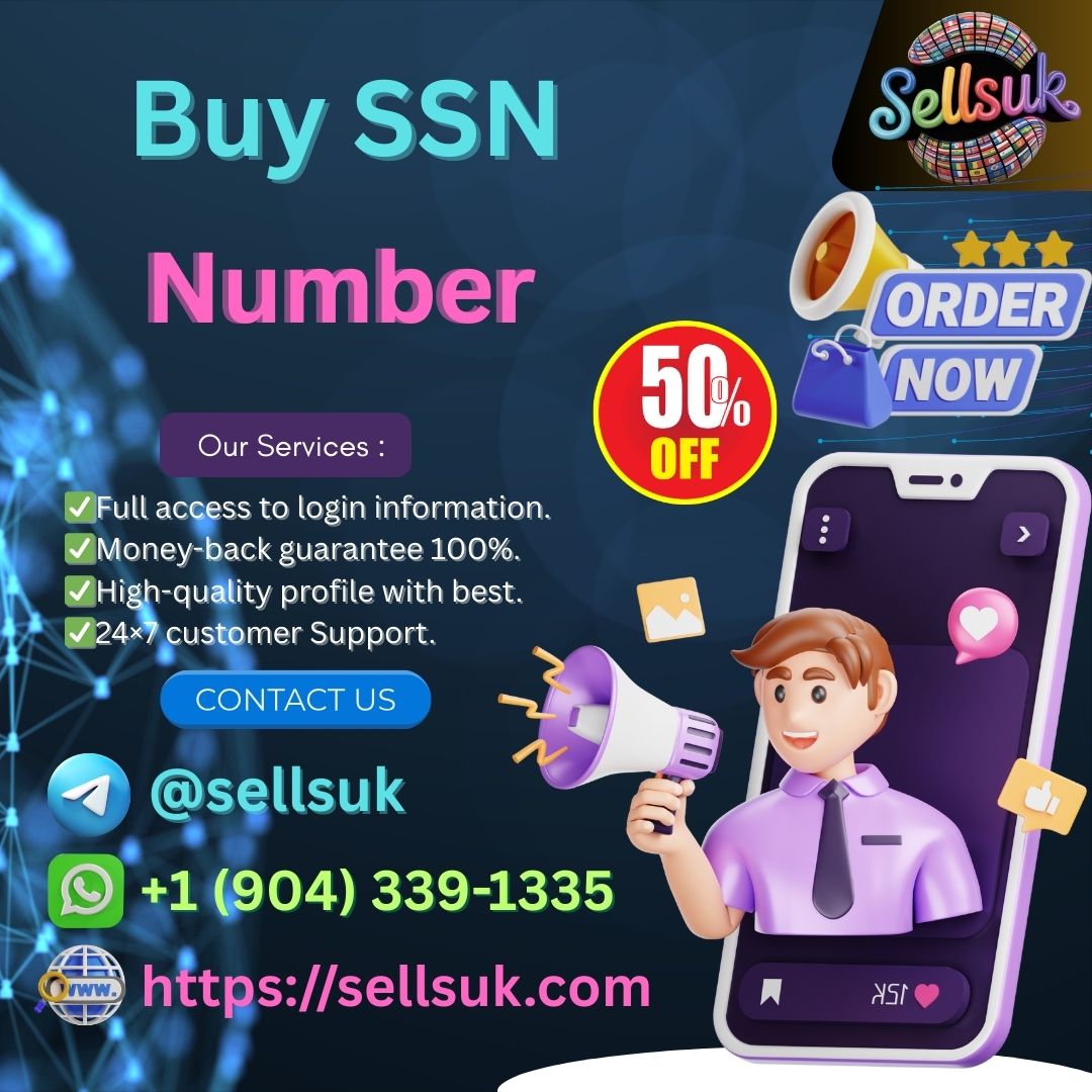 Buy SSN Number - 100%Top Best Ready
