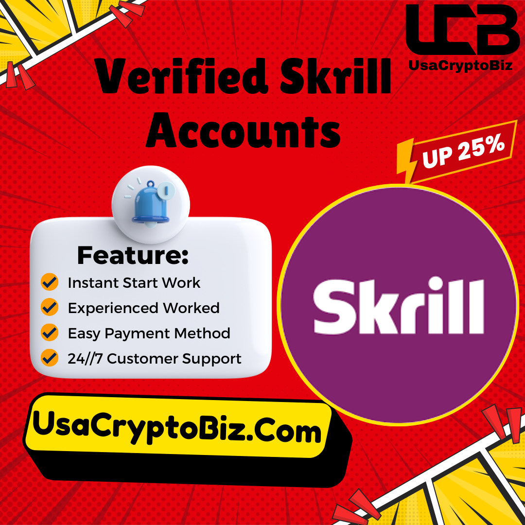 Buy Verified Skrill Accounts - UsaCryptoBiz