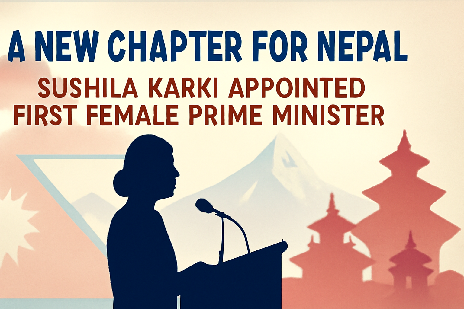 A New Chapter for Nepal: Sushila Karki Appointed First Female Prime Minister