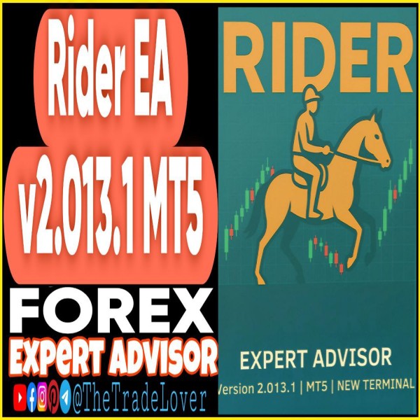 Rider EA v2.013.1 MT5 (Works on Build 5120+) | Forex Robot | MT5 Expert Advisor - The Trade Lovers