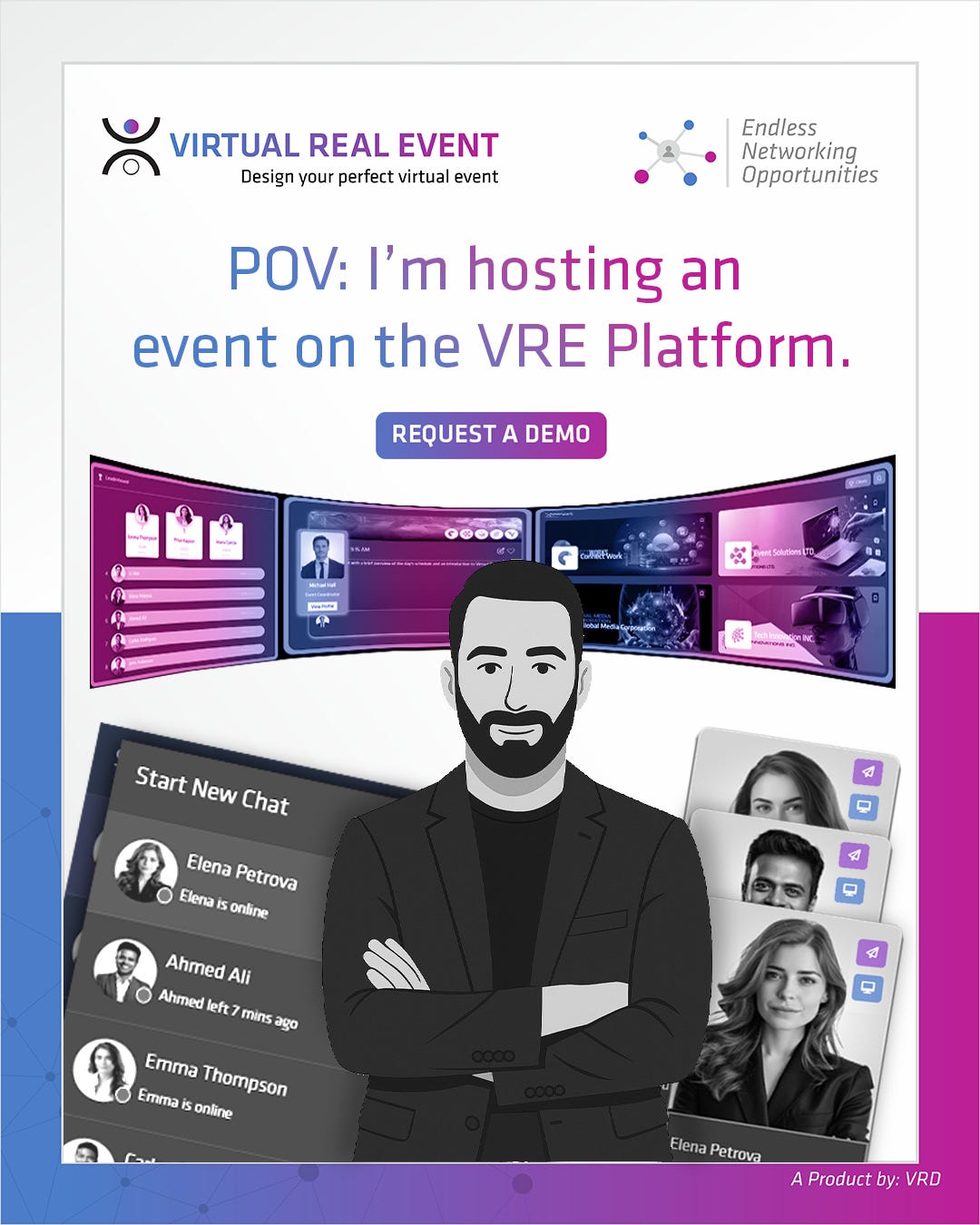 Revolutionize Your Virtual Events with the VRE Platform: Seamless Hosting and Engaged Audiences | by VIRTUAL REAL EVENT | Sep, 2025 | Medium