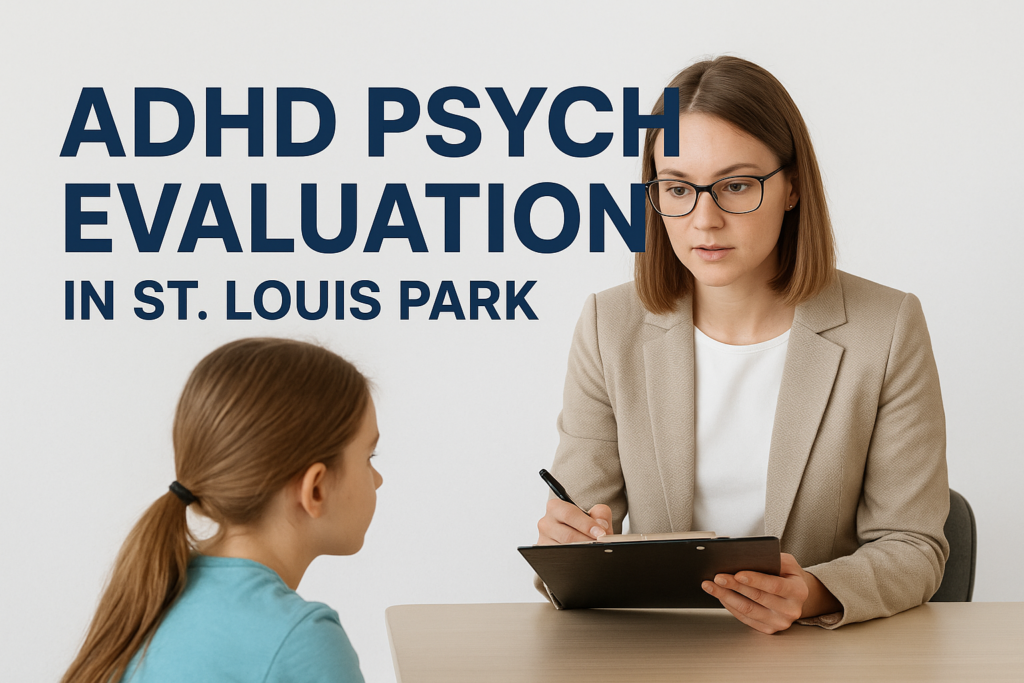 The Importance of ADHD psych Evaluations in St. Louis Park 