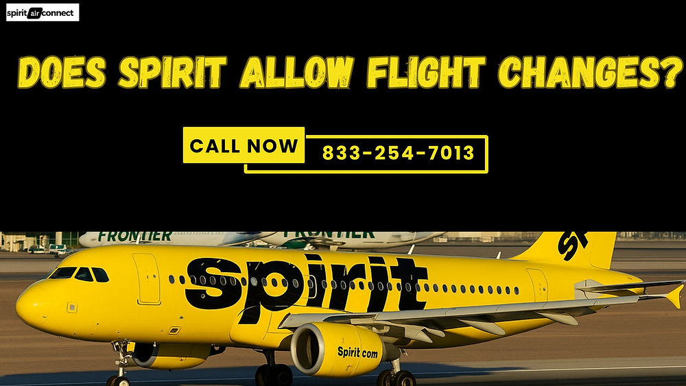 Does Spirit Allow Flight Changes?