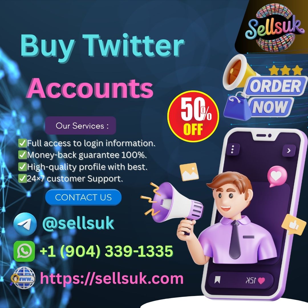 Buy Twitter Accounts - 100%Top Best Ready