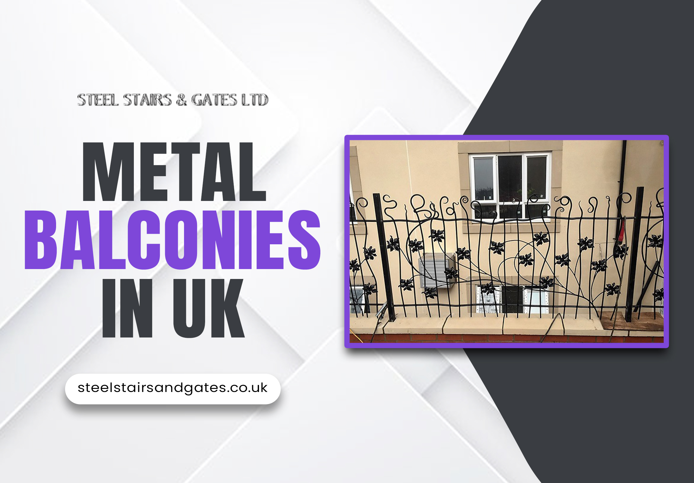 Steel Staircase | Steel Staircase and Metal Balconies