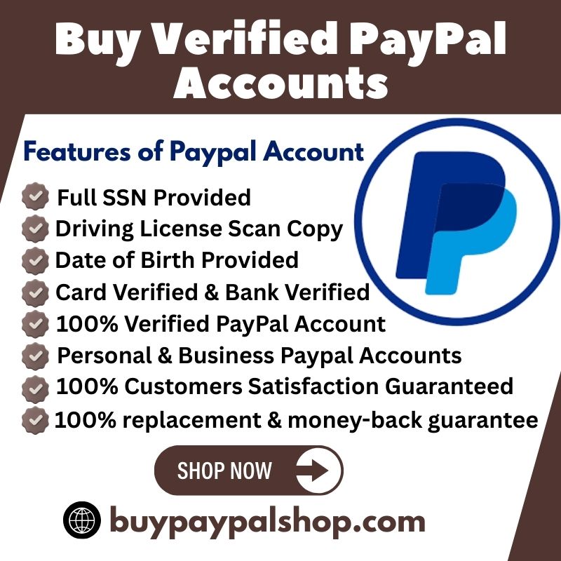 Buy Verified PayPal Accounts- 100% safe Personal & Business